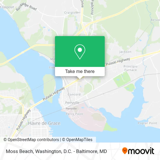 Moss Beach map