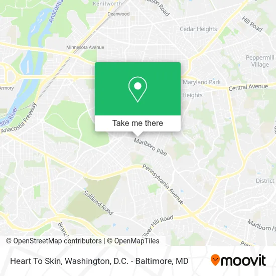 Heart To Skin map
