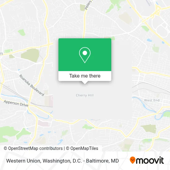 Western Union map