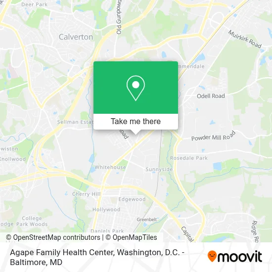 Agape Family Health Center map