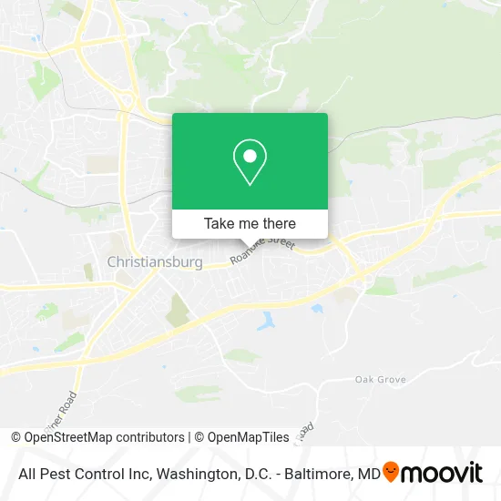 All Pest Control Inc map
