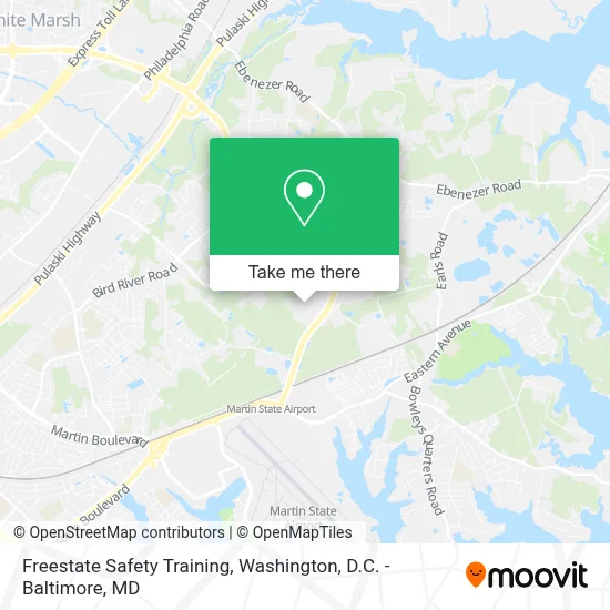Freestate Safety Training map