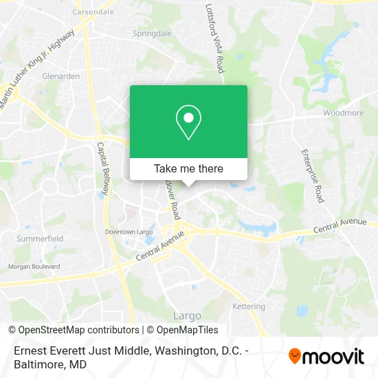 Ernest Everett Just Middle map