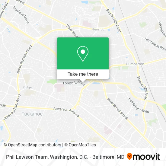 Phil Lawson Team map