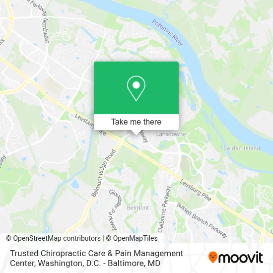Trusted Chiropractic Care & Pain Management Center map