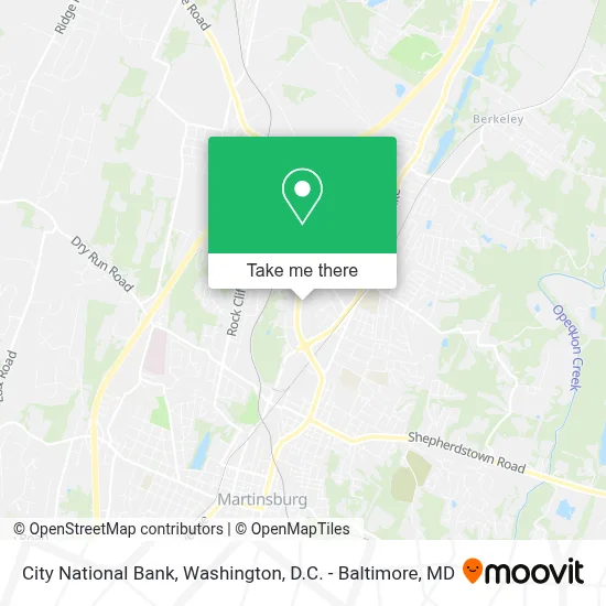 City National Bank map