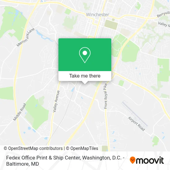 Fedex Office Print & Ship Center map