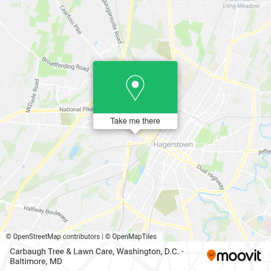 Carbaugh Tree & Lawn Care map
