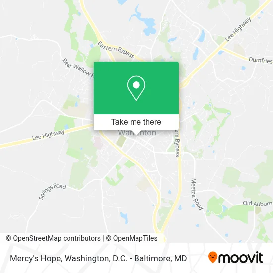 Mercy's Hope map