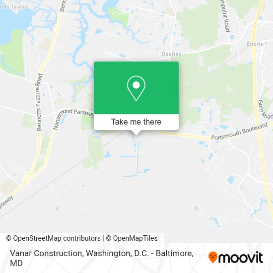 Vanar Construction map