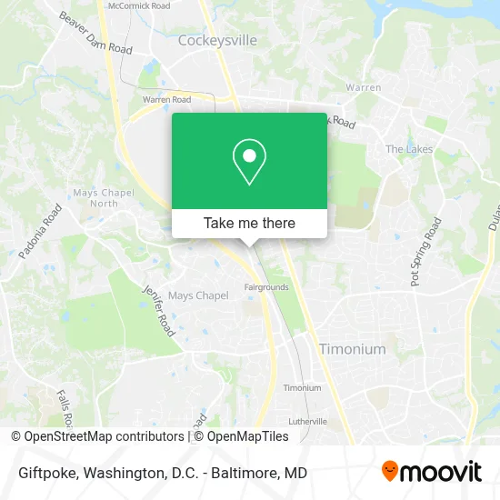 Giftpoke map