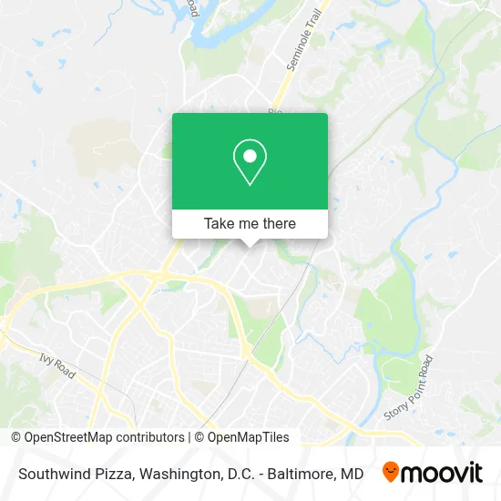 Southwind Pizza map