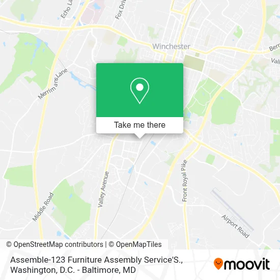 Assemble-123 Furniture Assembly Service'S. map