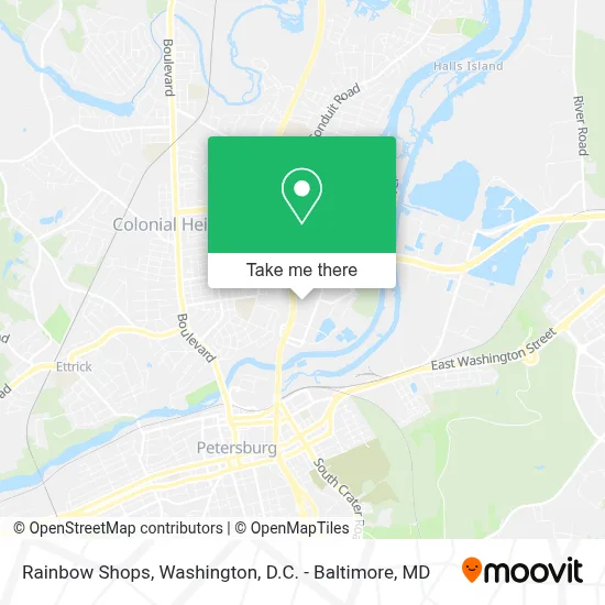 Rainbow Shops map