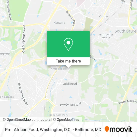 Pmf African Food map