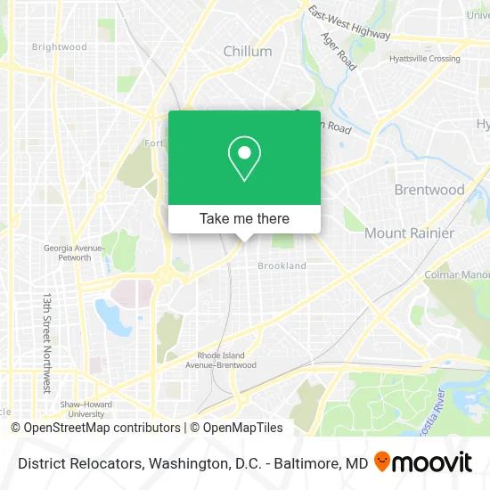 District Relocators map