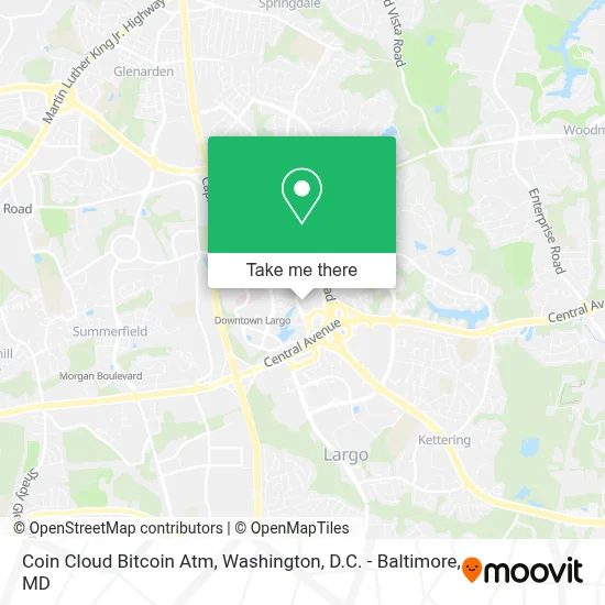 Coin Cloud Bitcoin Atm map