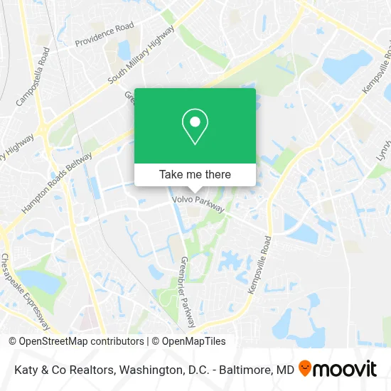 Katy & Co Realtors map