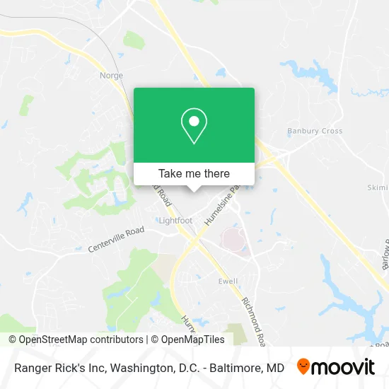 Ranger Rick's Inc map