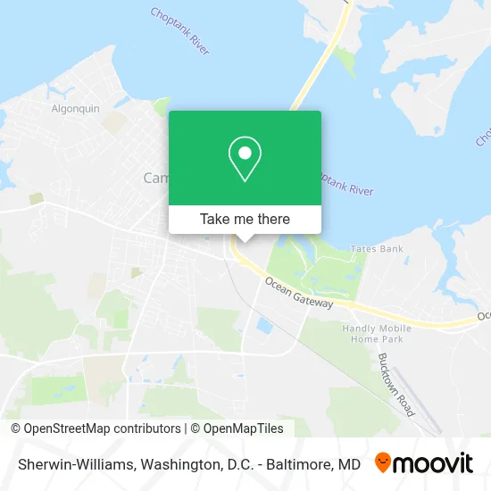 Sherwin-Williams map