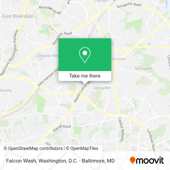 Falcon Wash map