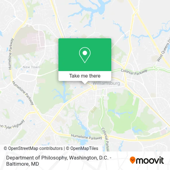 Department Of Philosophy map
