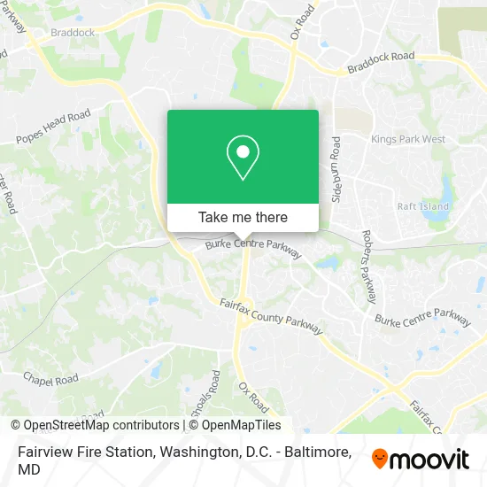 Fairview Fire Station map