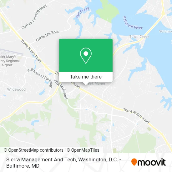 Sierra Management And Tech map