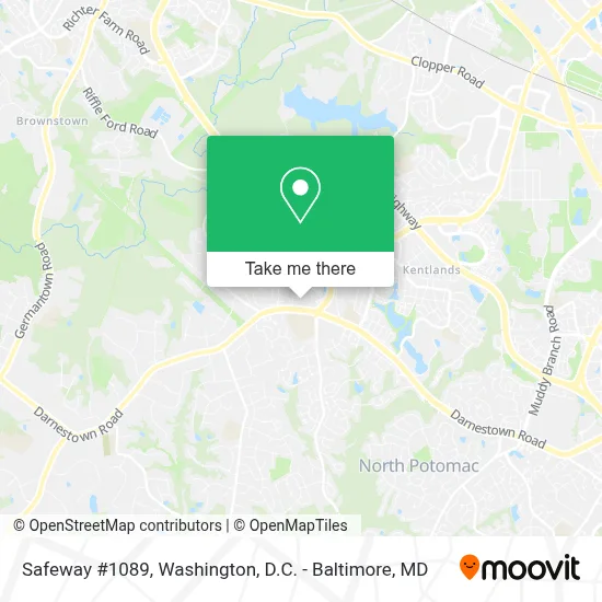 Safeway #1089 map