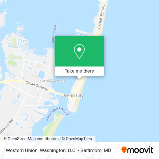 Western Union map