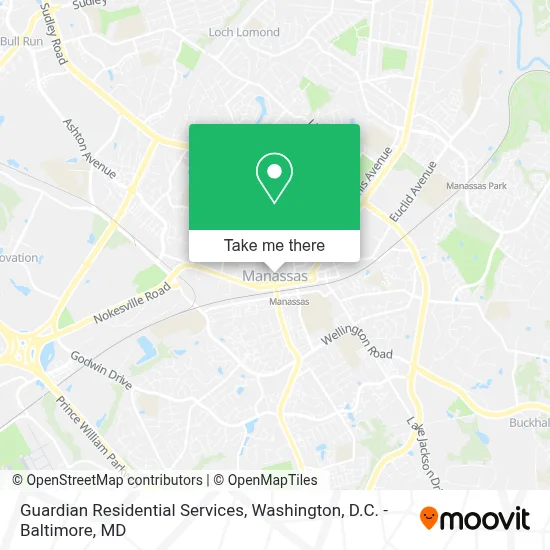 Guardian Residential Services map
