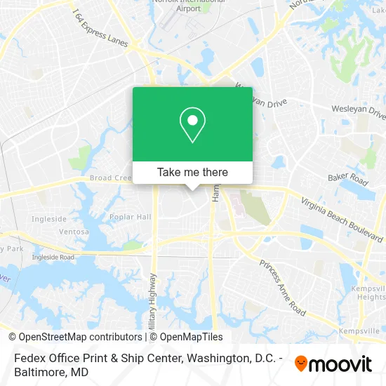 Fedex Office Print & Ship Center map