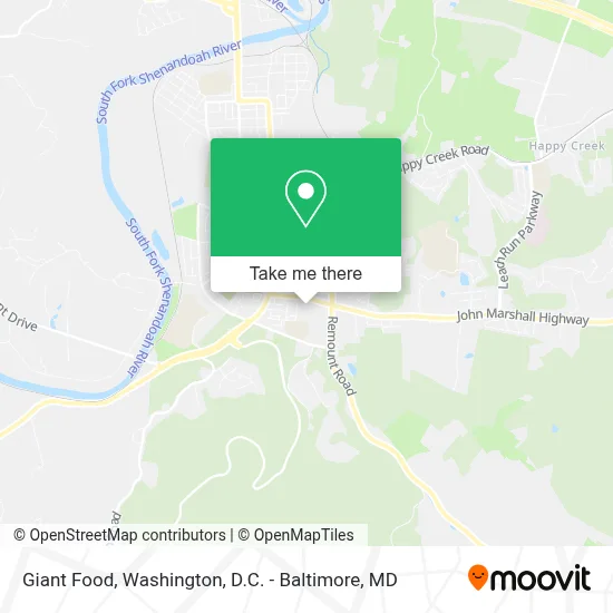 Giant Food map