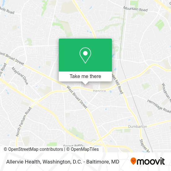 Allervie Health map
