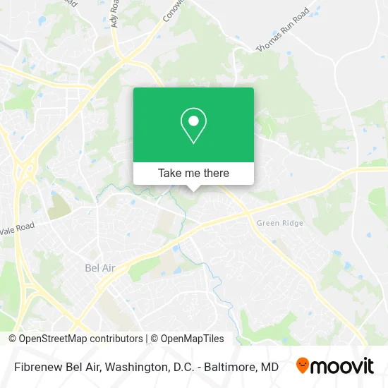 Fibrenew Bel Air map