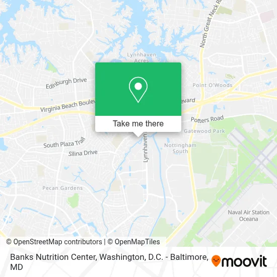 Banks Nutrition Center map