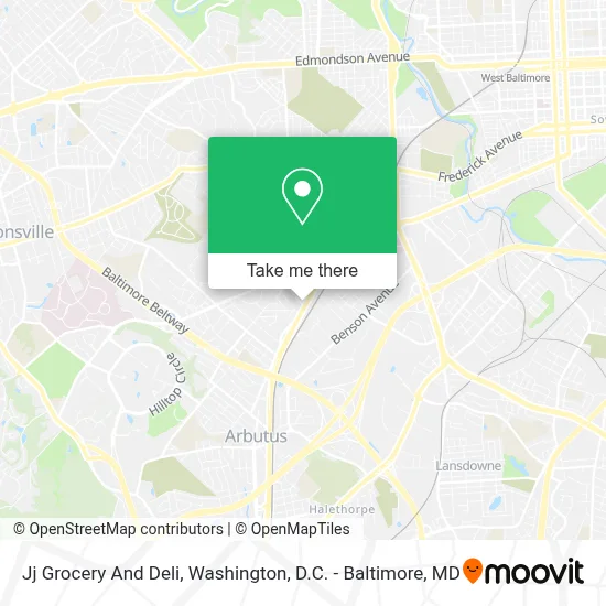 Jj Grocery And Deli map