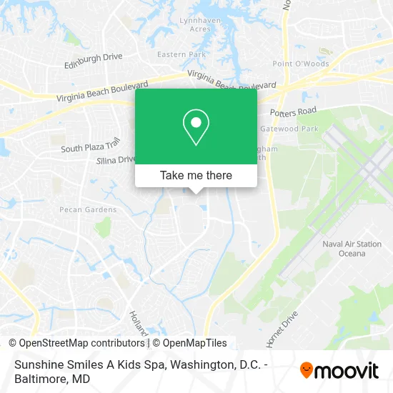 Sunshine Smiles A Kids Spa map