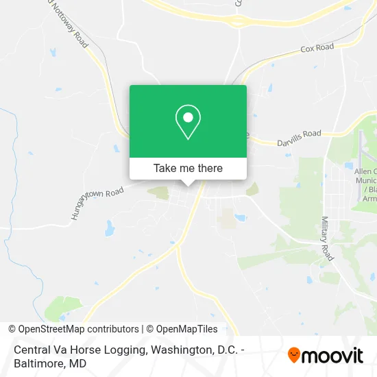 Central Va Horse Logging map