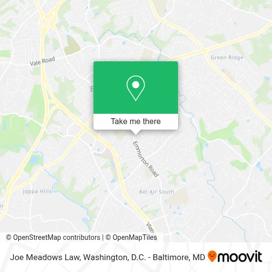 Joe Meadows Law map