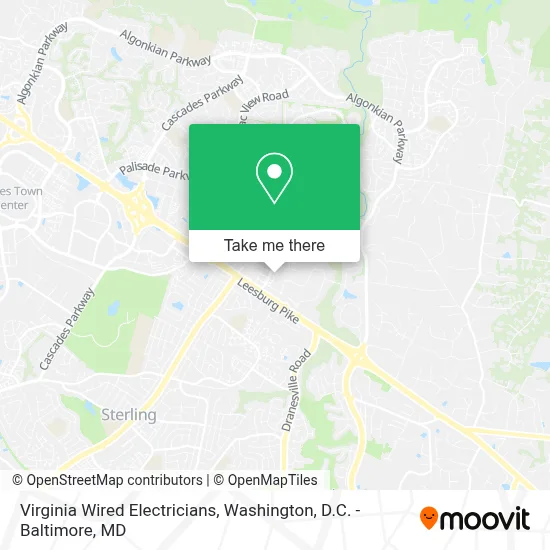 Virginia Wired Electricians map