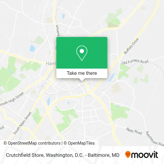 Crutchfield Store map