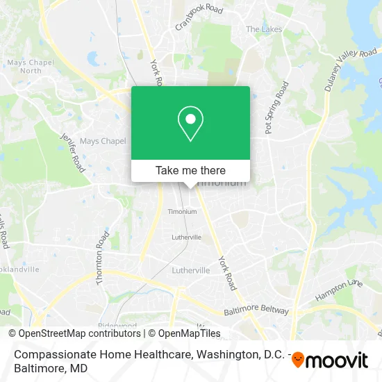 Compassionate Home Healthcare map