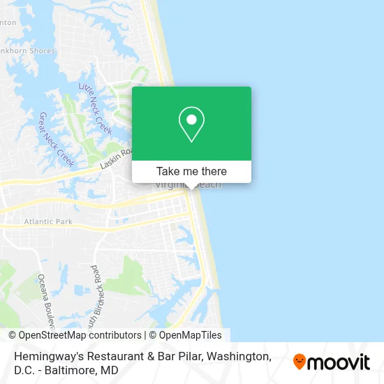 Hemingway's Restaurant & Bar Pilar map