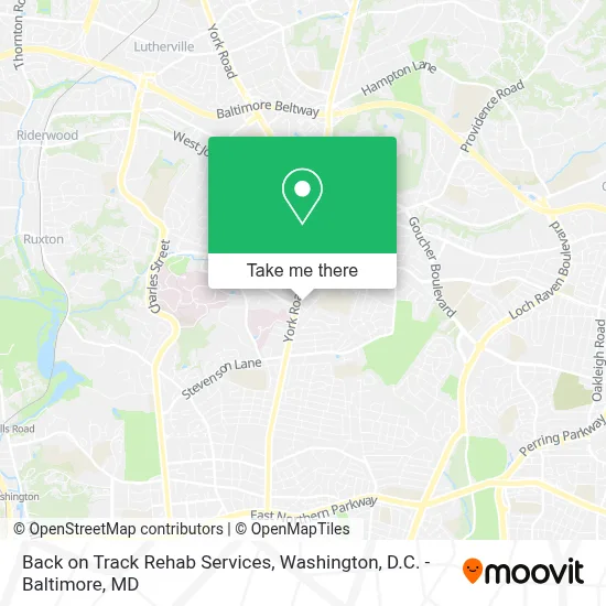 Back on Track Rehab Services map