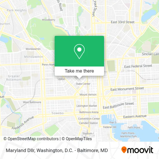 Maryland Dllr map