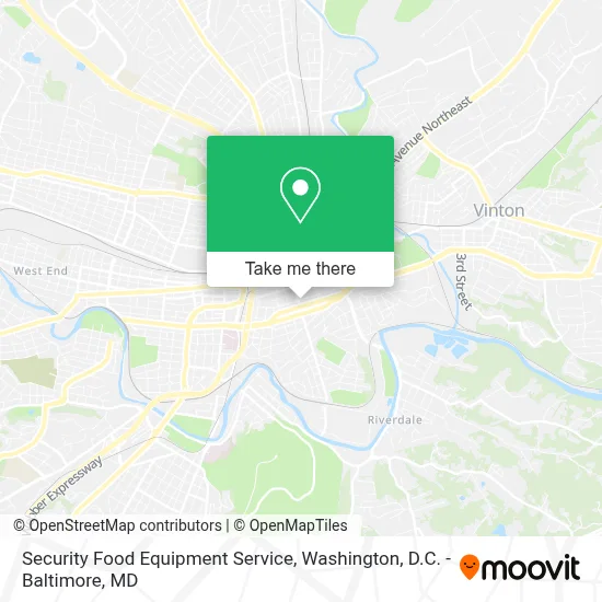 Security Food Equipment Service map