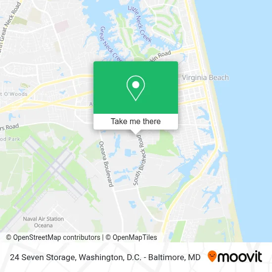 24 Seven Storage map