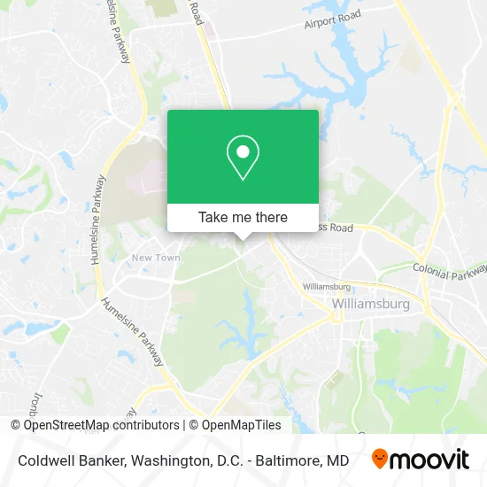 Coldwell Banker map