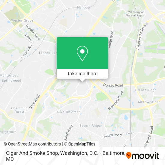 Cigar And Smoke Shop map